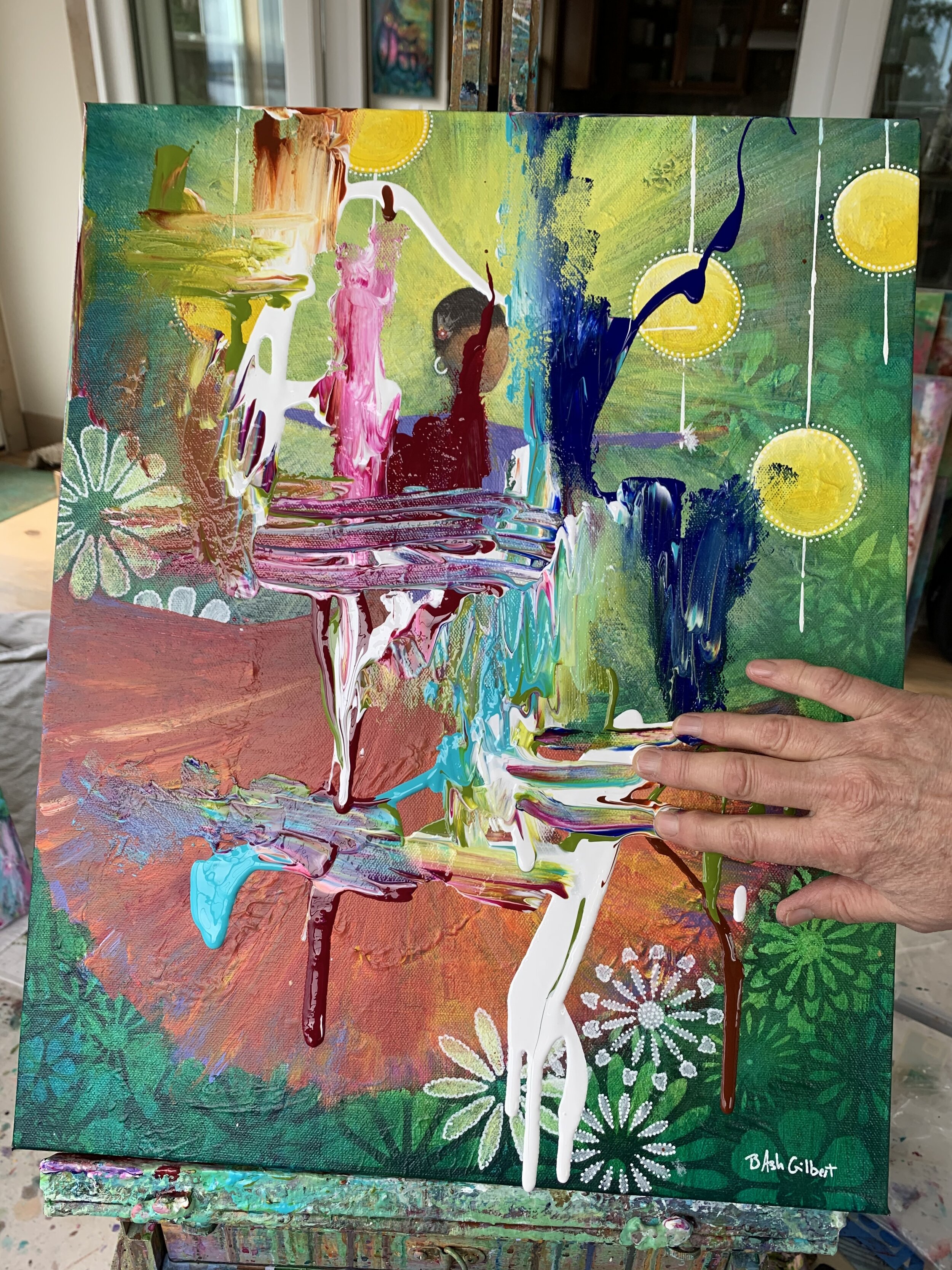 When a painting just doesn't work - paint over it!