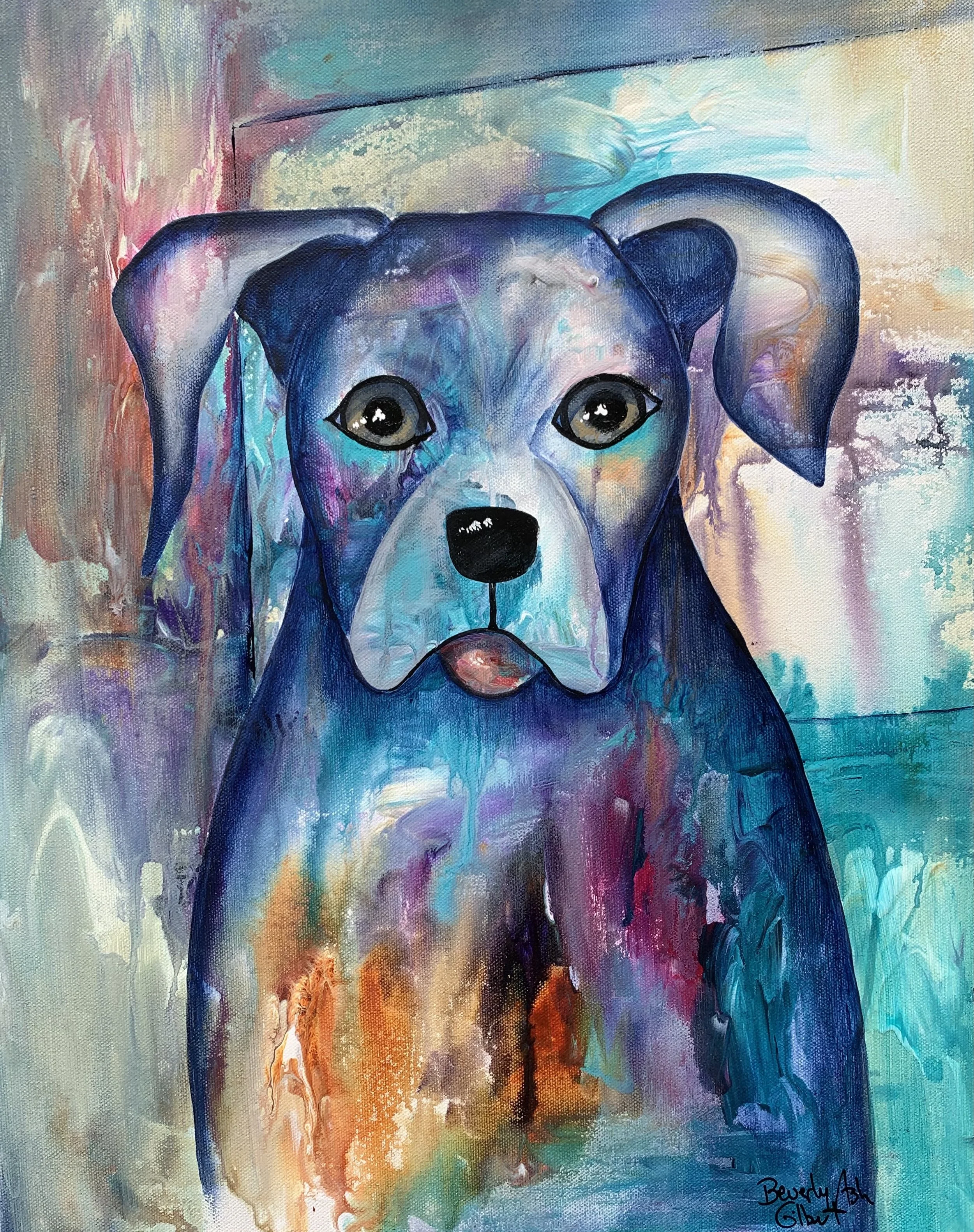 Commissioned paintings in loving arms