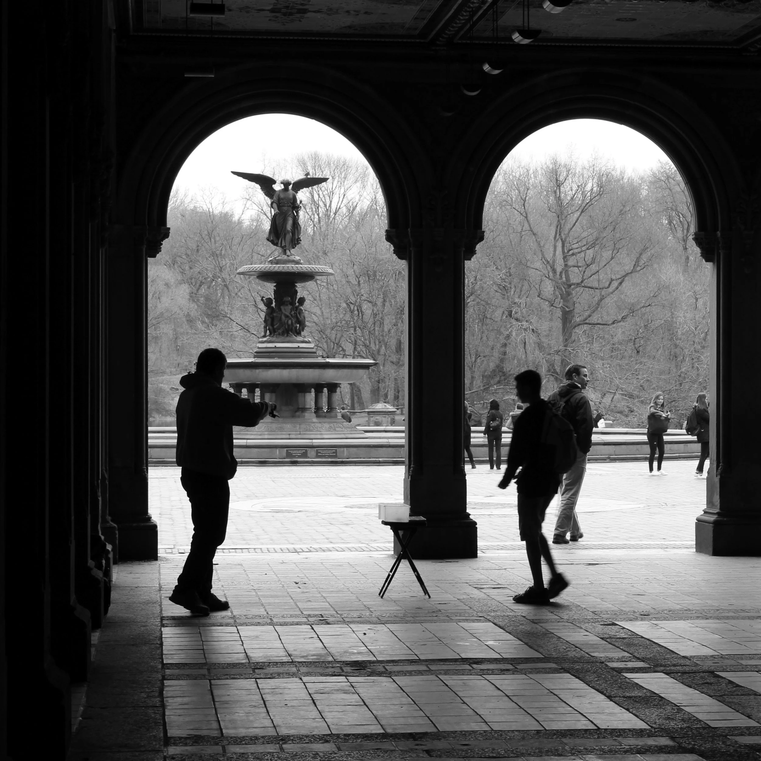 NYC in black and white
