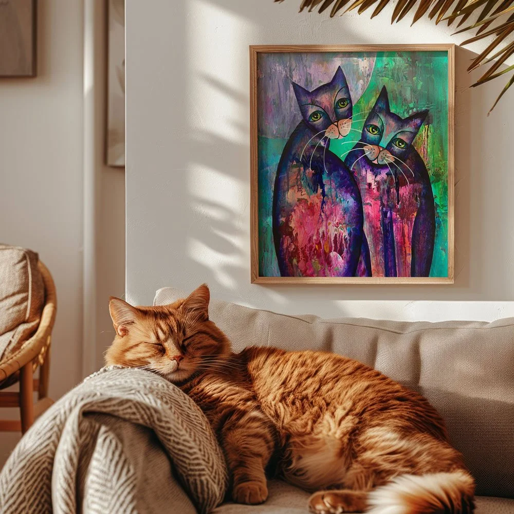 cat-print-colorful-cats-beverly-ash-gilbert