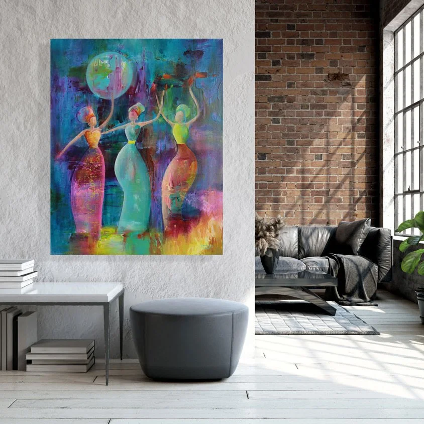 Dancing By Firelight