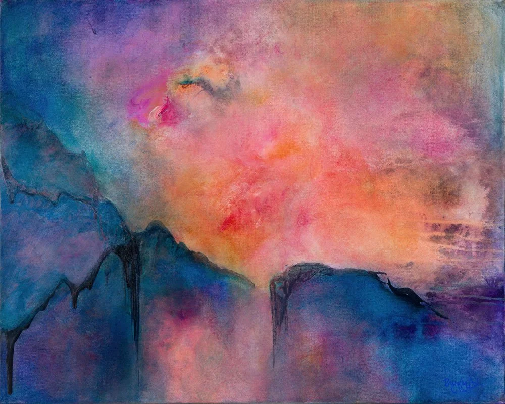 Sunrise In The Hills - Art Print