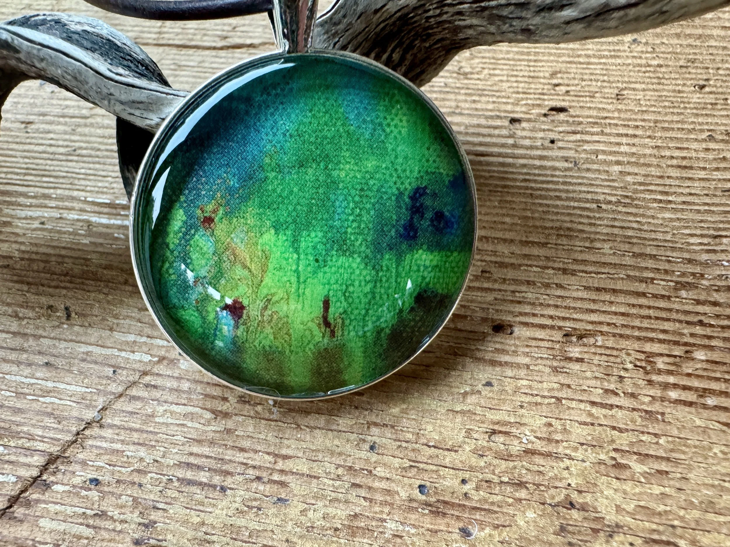 Art Under Glass - Come Watch the Moon Rise Set 3