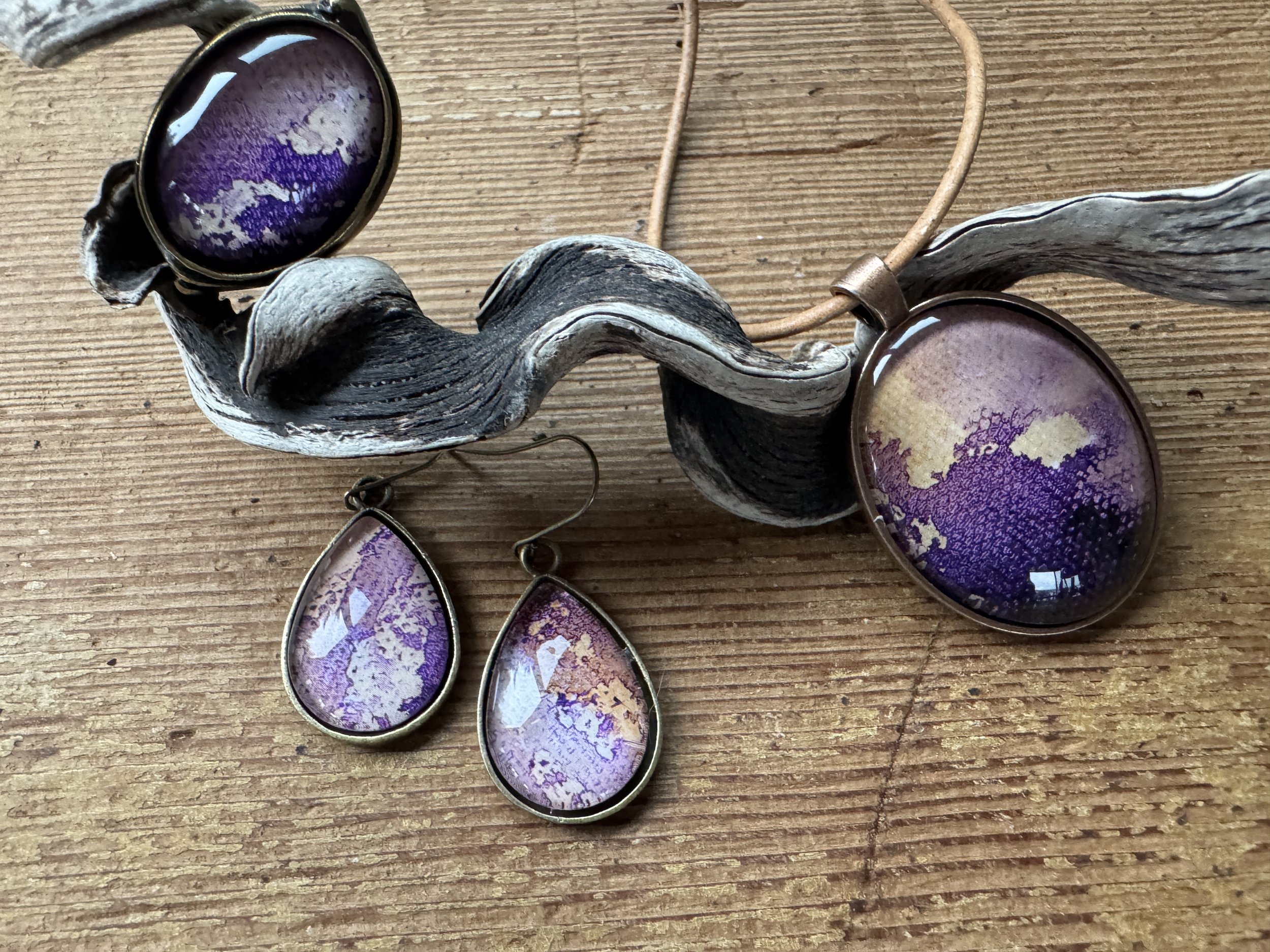 Art Under Glass - Sailing Into The Night Set 5