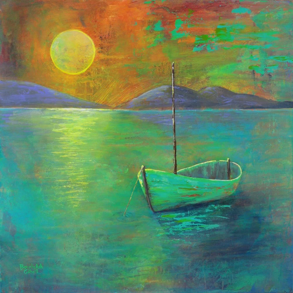 After A Day Sailing - Art Print