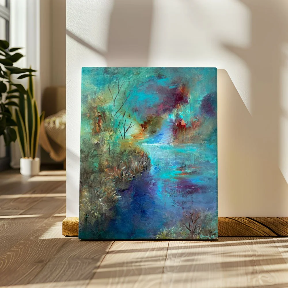sunrise-in-the-pond-Canvas-Floor.jpg