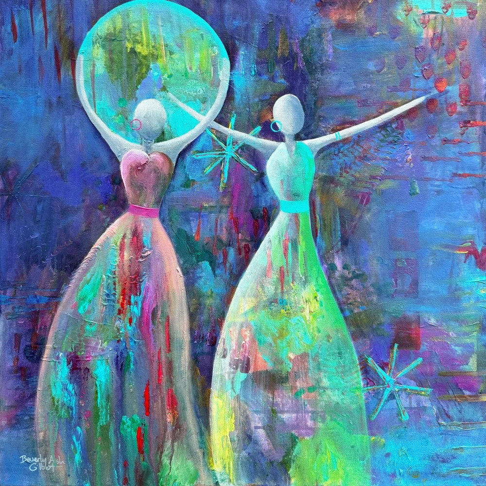 When the Night Sparkles, Hold Onto the Moon Print