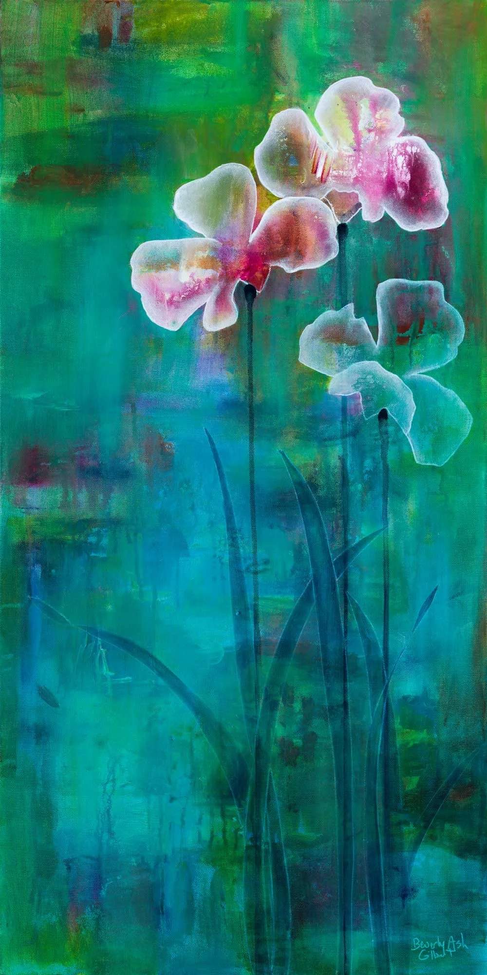 White Iris - Art Print