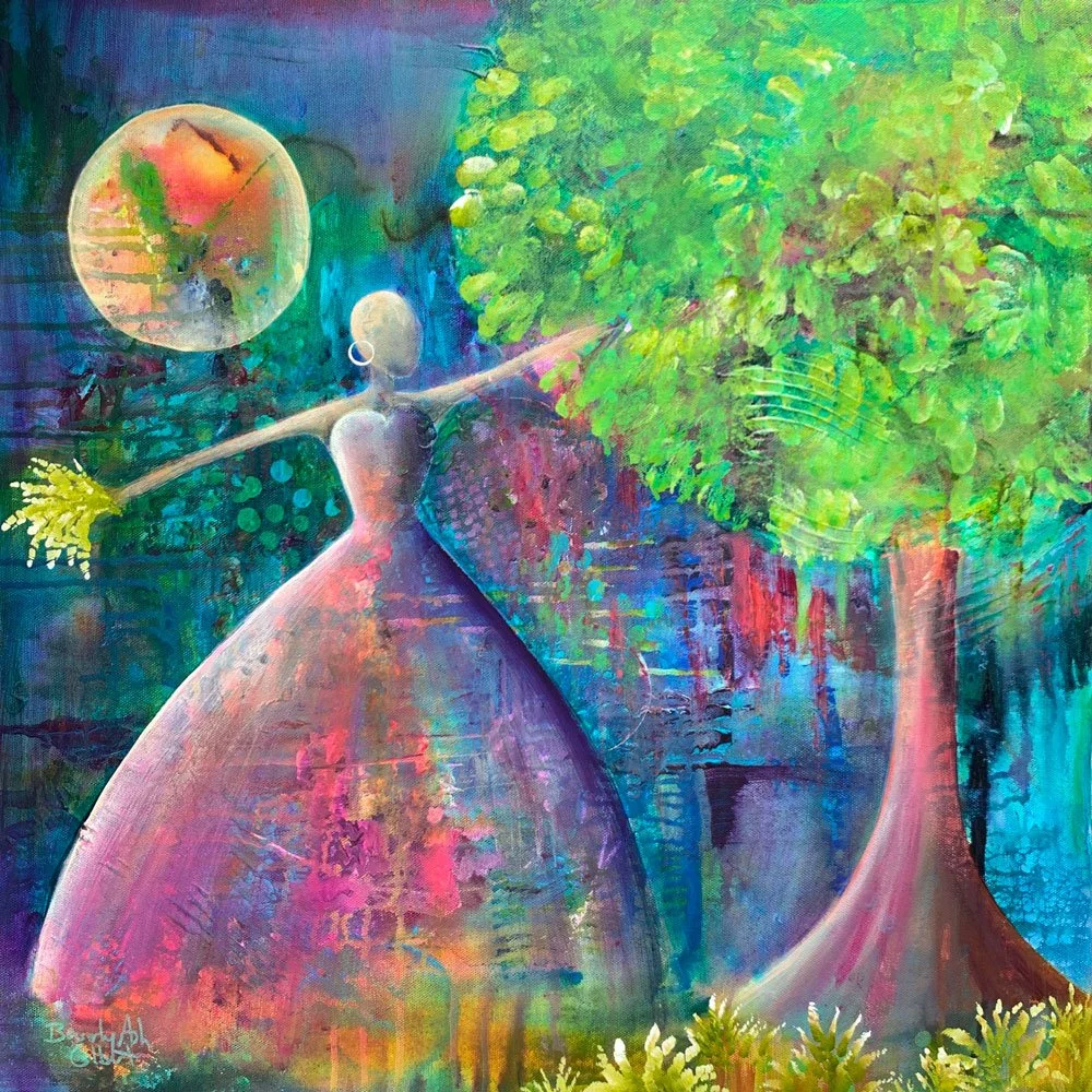 When The Moon Is Orange, Wear Your Rainbow Dress