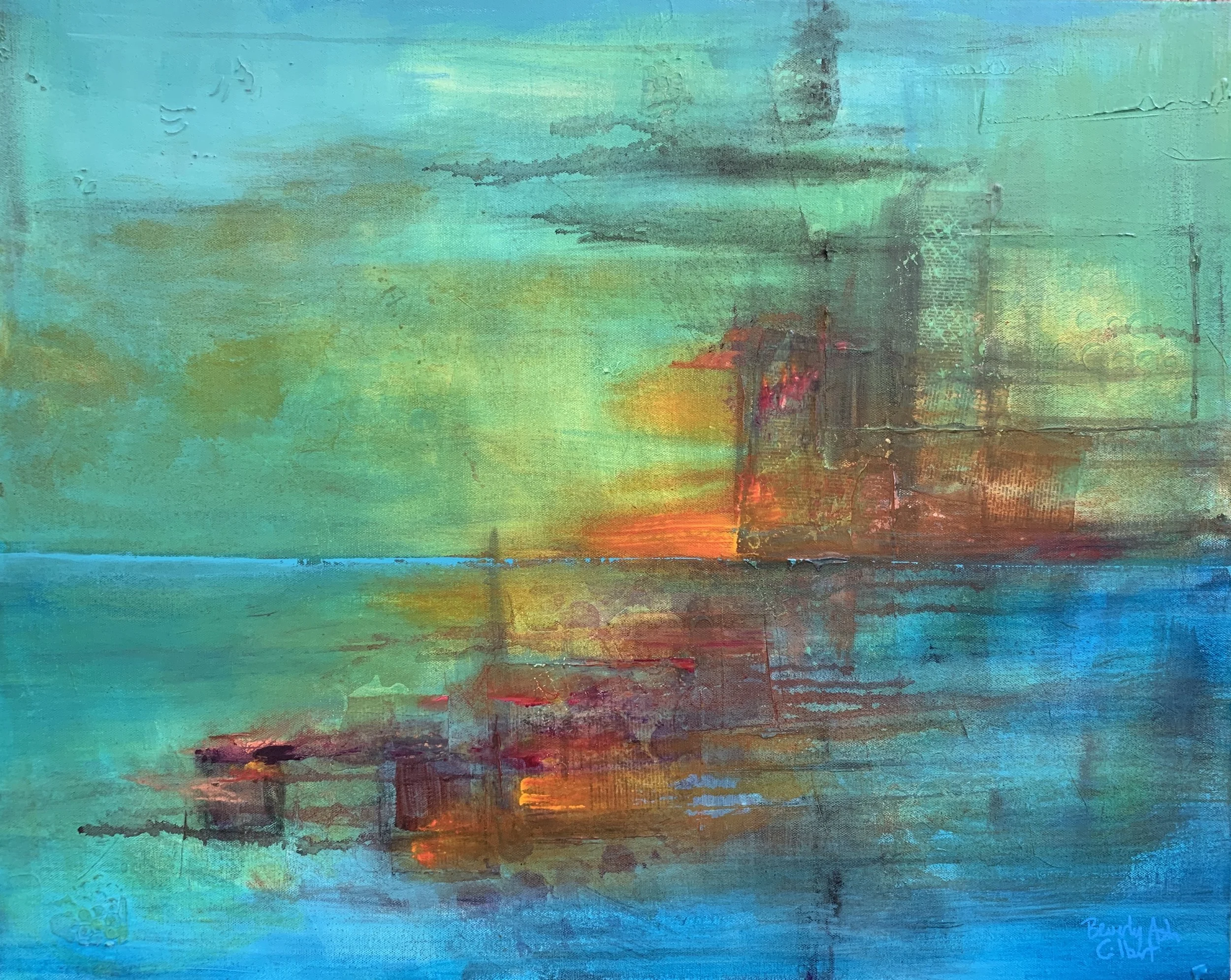 Coming Into The Harbor Print