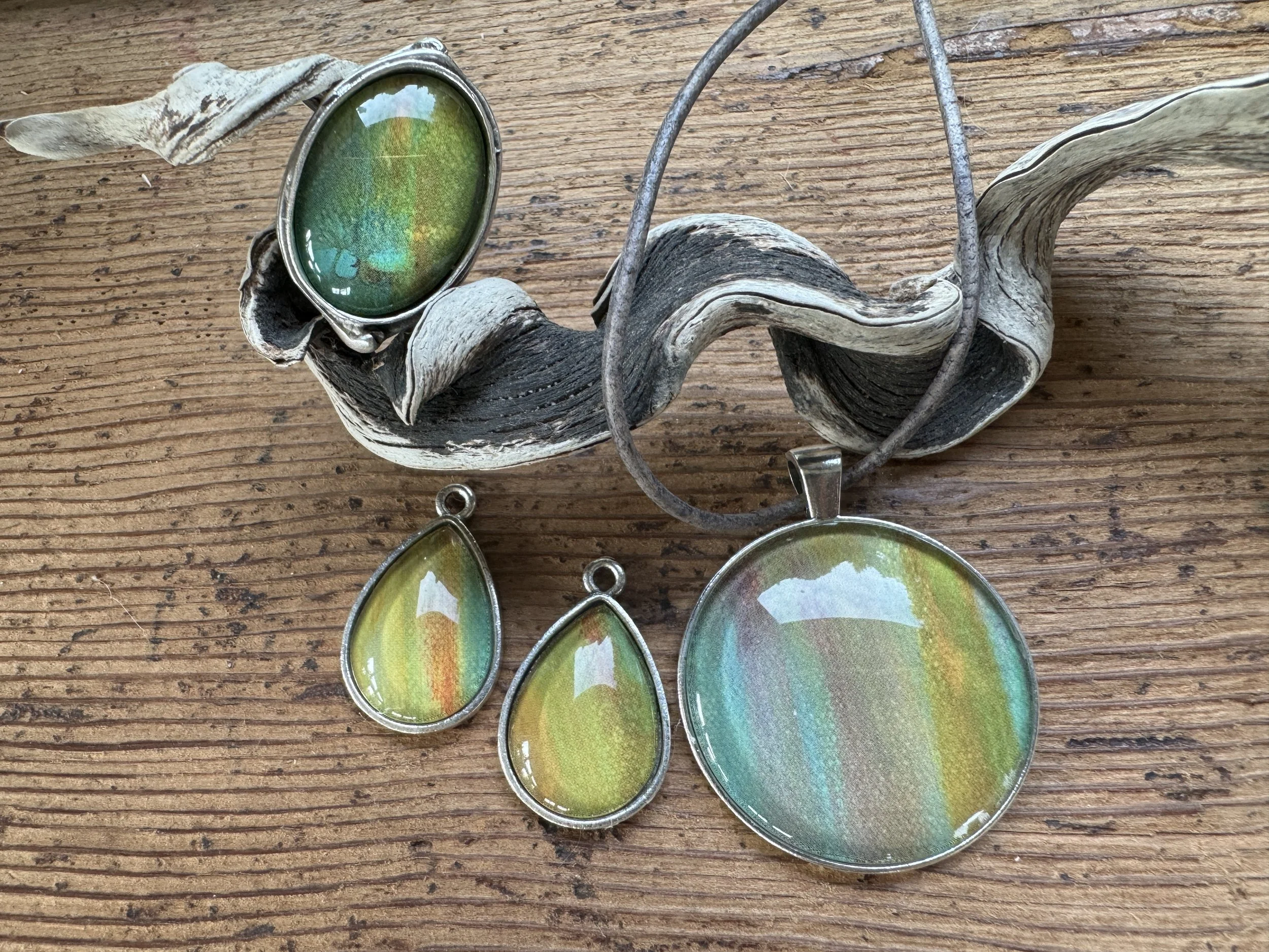 Art Under Glass - Sunrise In The Harbor, Set 1