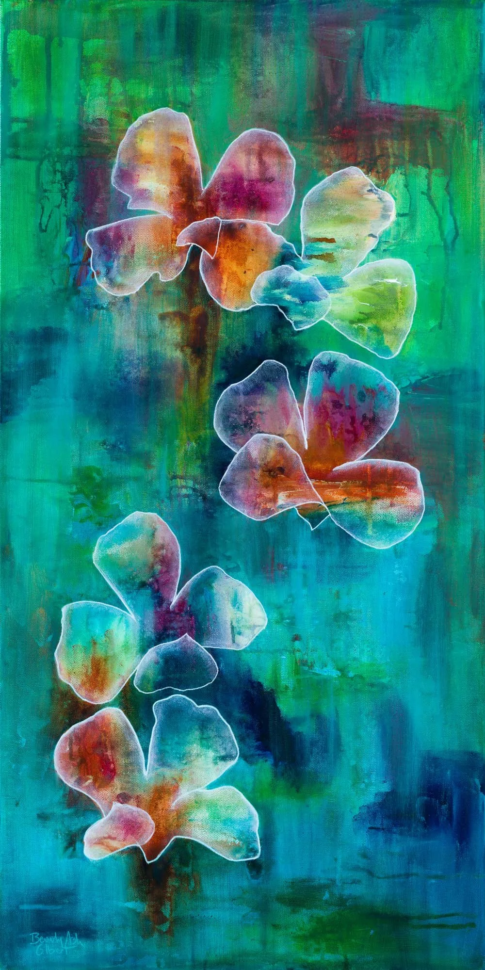 Falling Blossom - Art Print