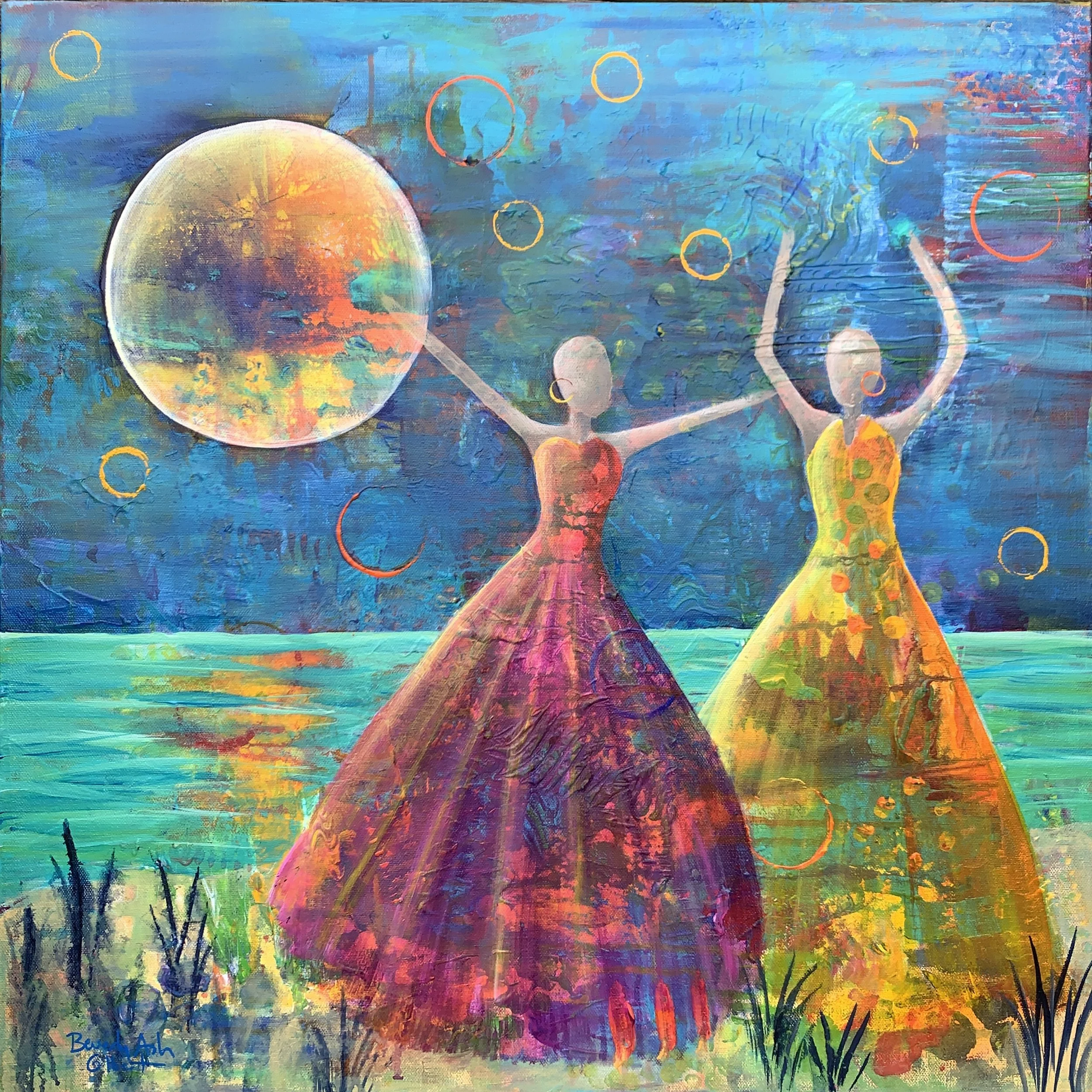 Come Dance With Us At The Sea print