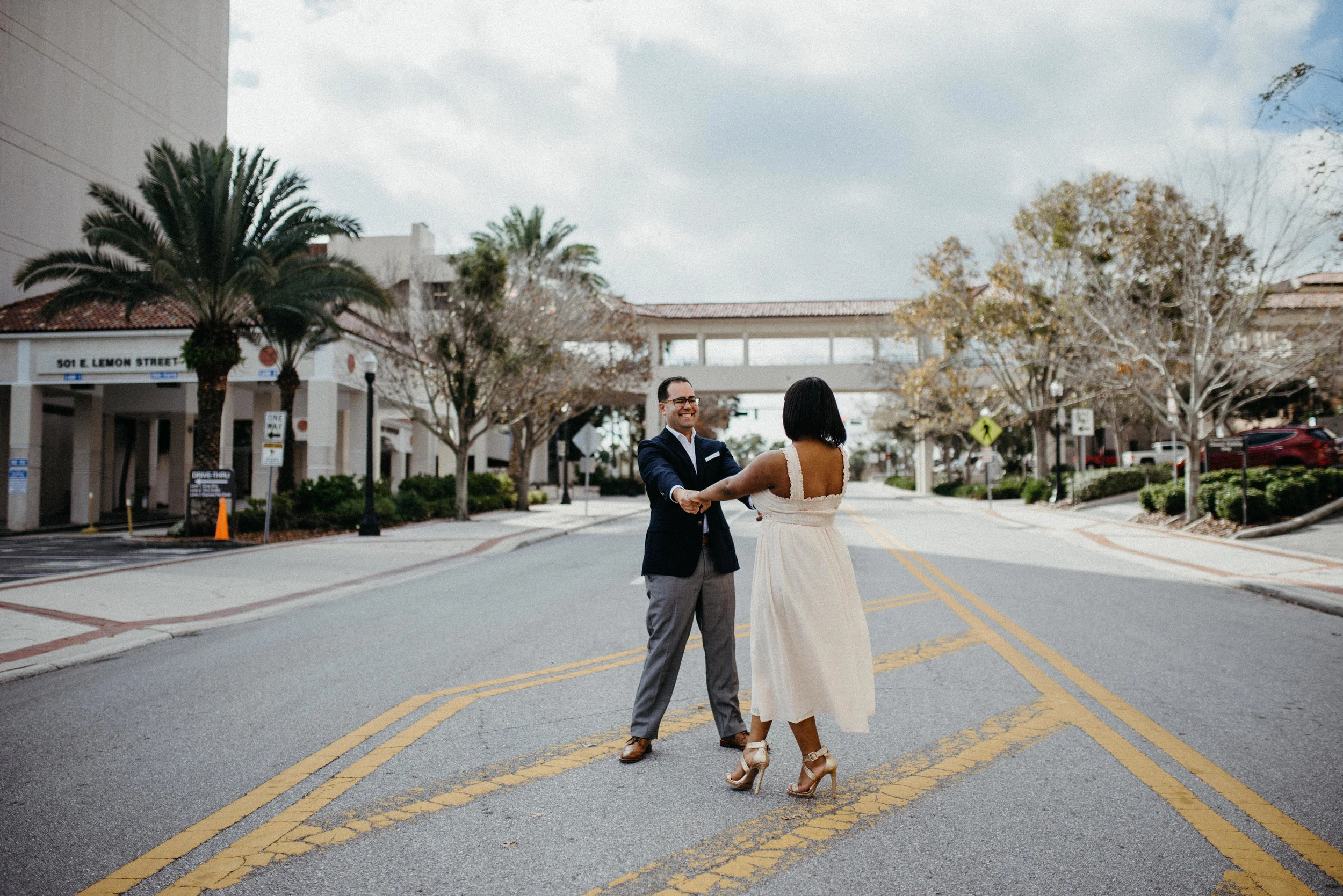 Urban Winter Engagement Session in Downtown Lakeland, Florida -11.jpg