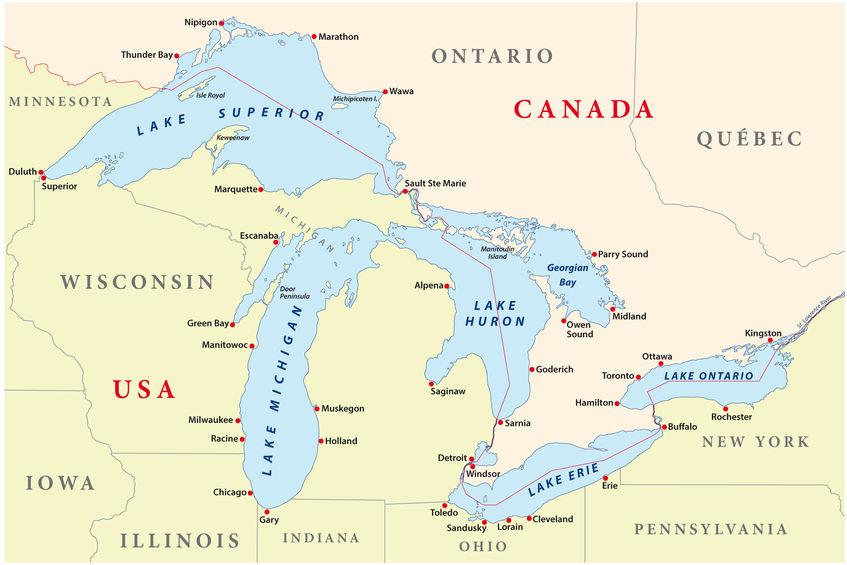 Fun Facts about the Great Lakes — Cap'n Jim's Gallery