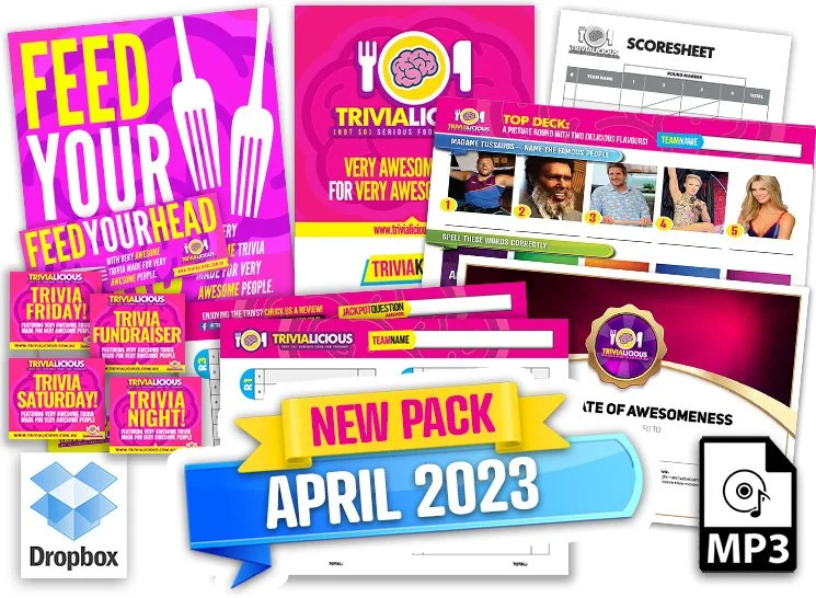 Trivialicious Printable Pub Trivia Question Pack 240 TRIVIALICIOUS 