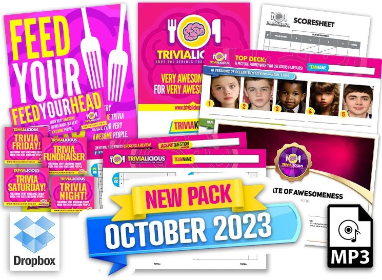 Printable Trivia Question Kits | Instant Download — TRIVIALICIOUS ...