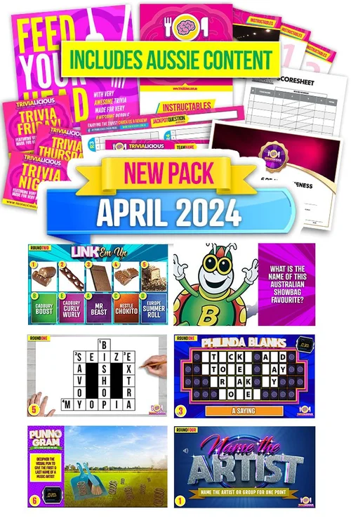 Big Screen PowerPoint Trivia Question Packs | Instant Download ...
