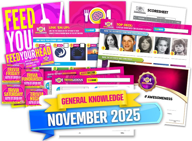 Trivialicious 5 ROUND Printable Pack #376