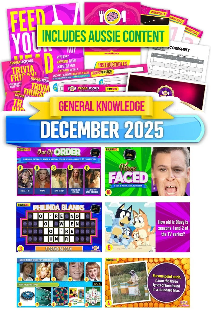 Trivialicious 4 ROUND PowerPoint Pack #387