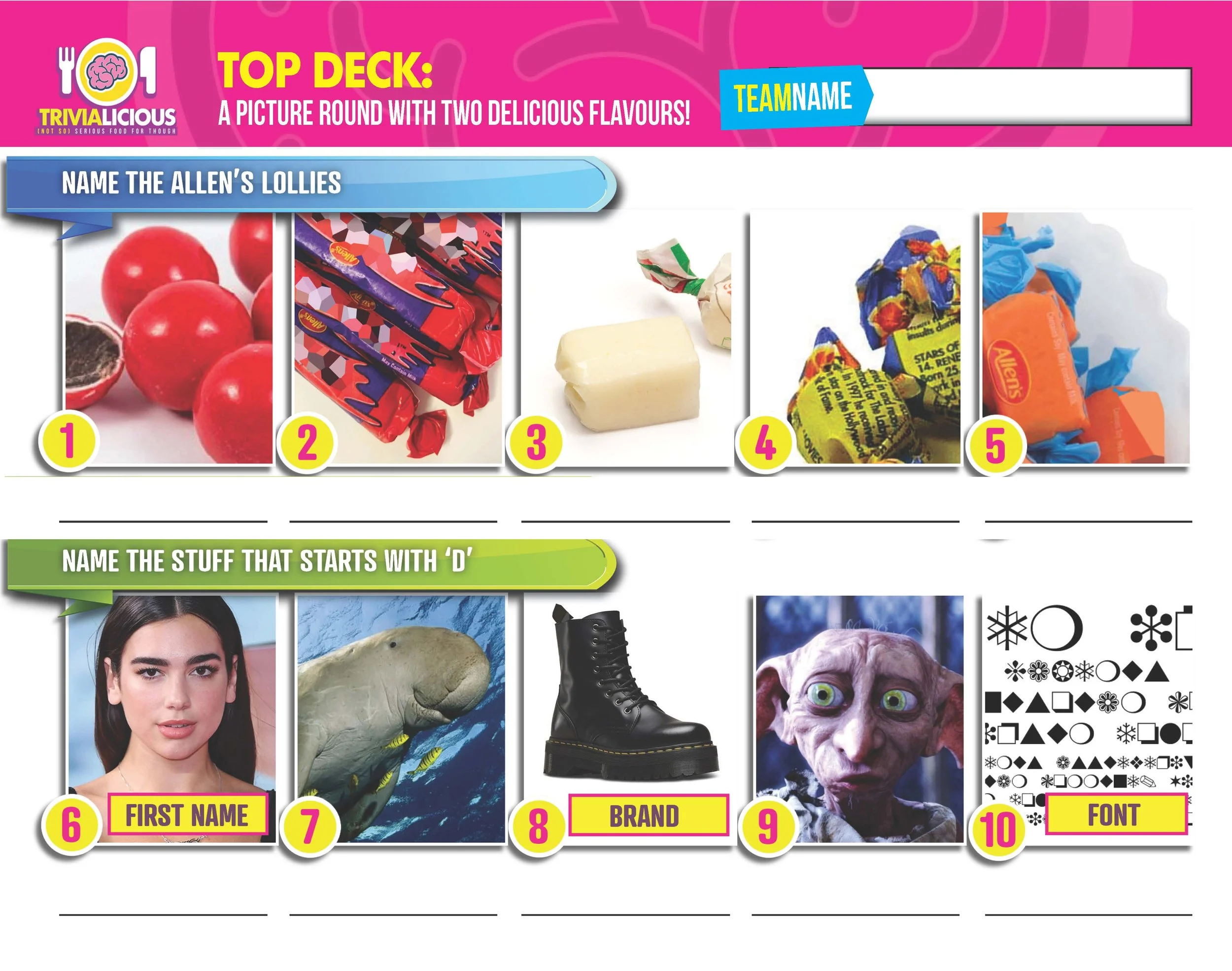 Printable Trivia Question Kits | Instant Download — TRIVIALICIOUS ...