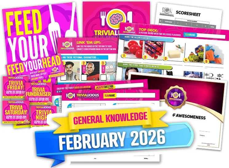 Printable Trivia Question Kits | Instant Download — TRIVIALICIOUS ...