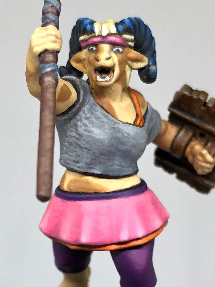 Goat Lady close up