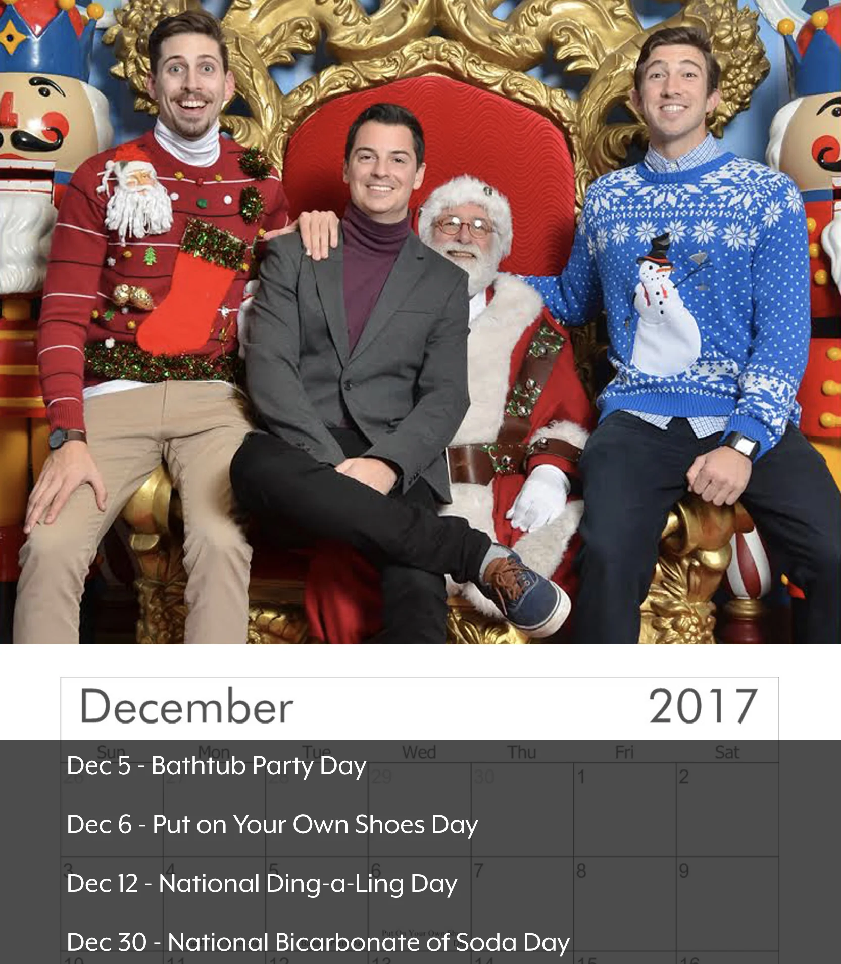 Obscure Holiday Calendars — Connor Witt