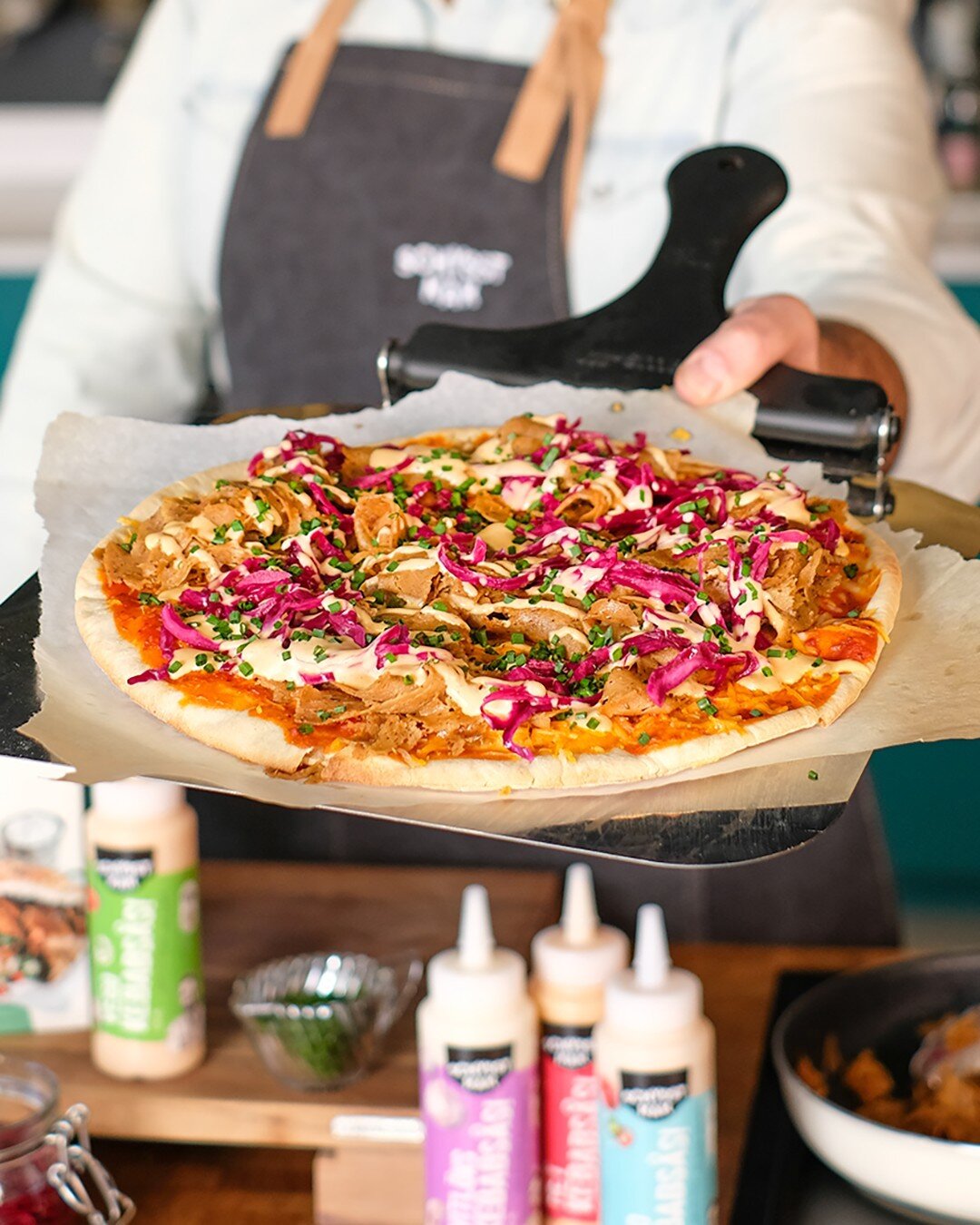 Kebabpizza but make it vegan💥💚 Har ni testat v&aring;ra veganska produkter?😍