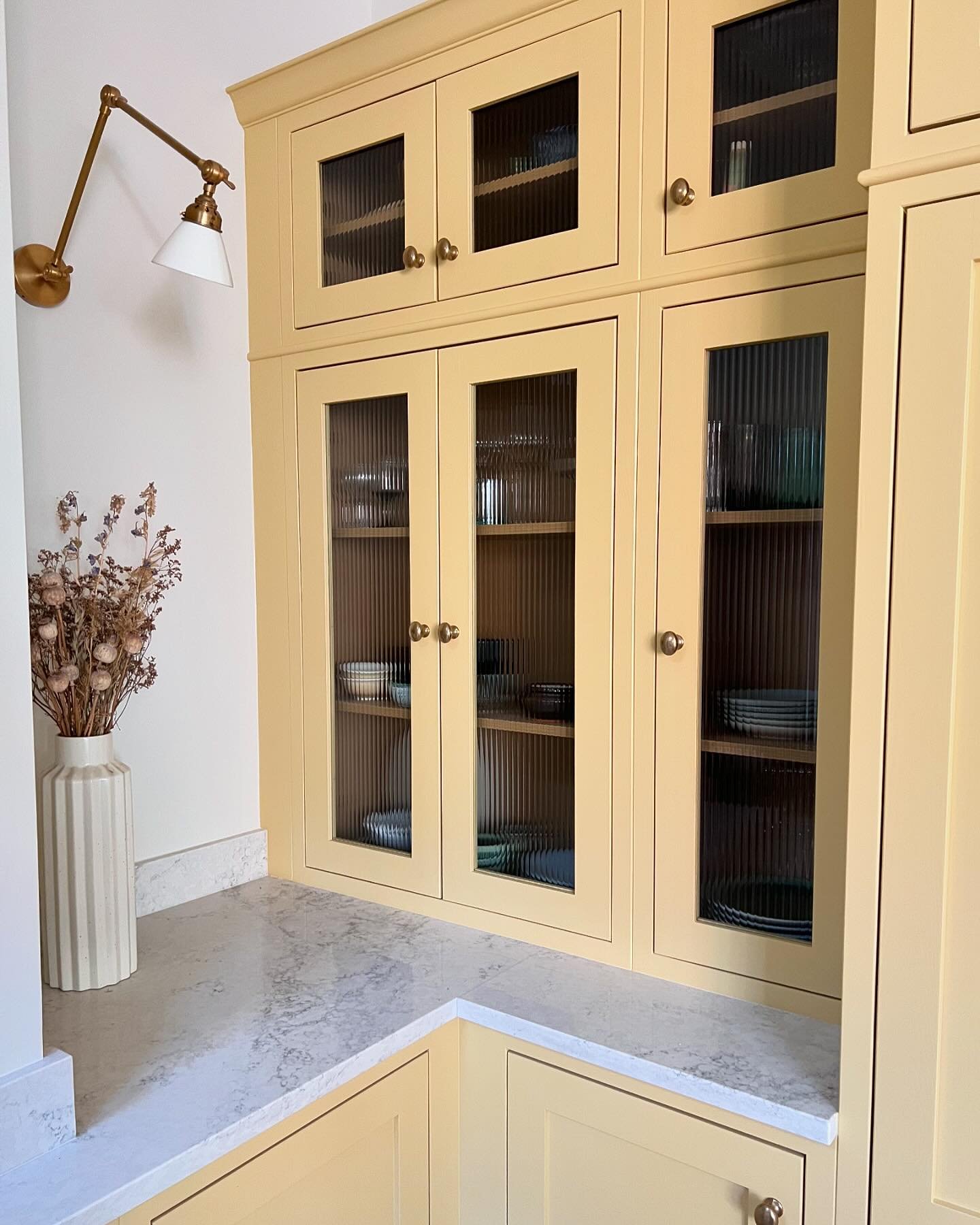 Favourite kitchen nook

#handpaintedkitchen #yellowkitchen #paintedkitchen #paintedkitchencabinets