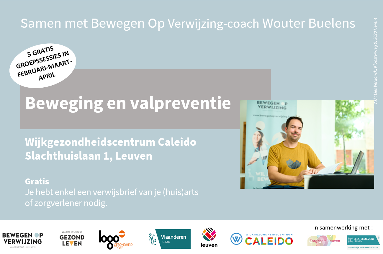 Groepssessies: 'Beweeg meer, voorkom vallen’