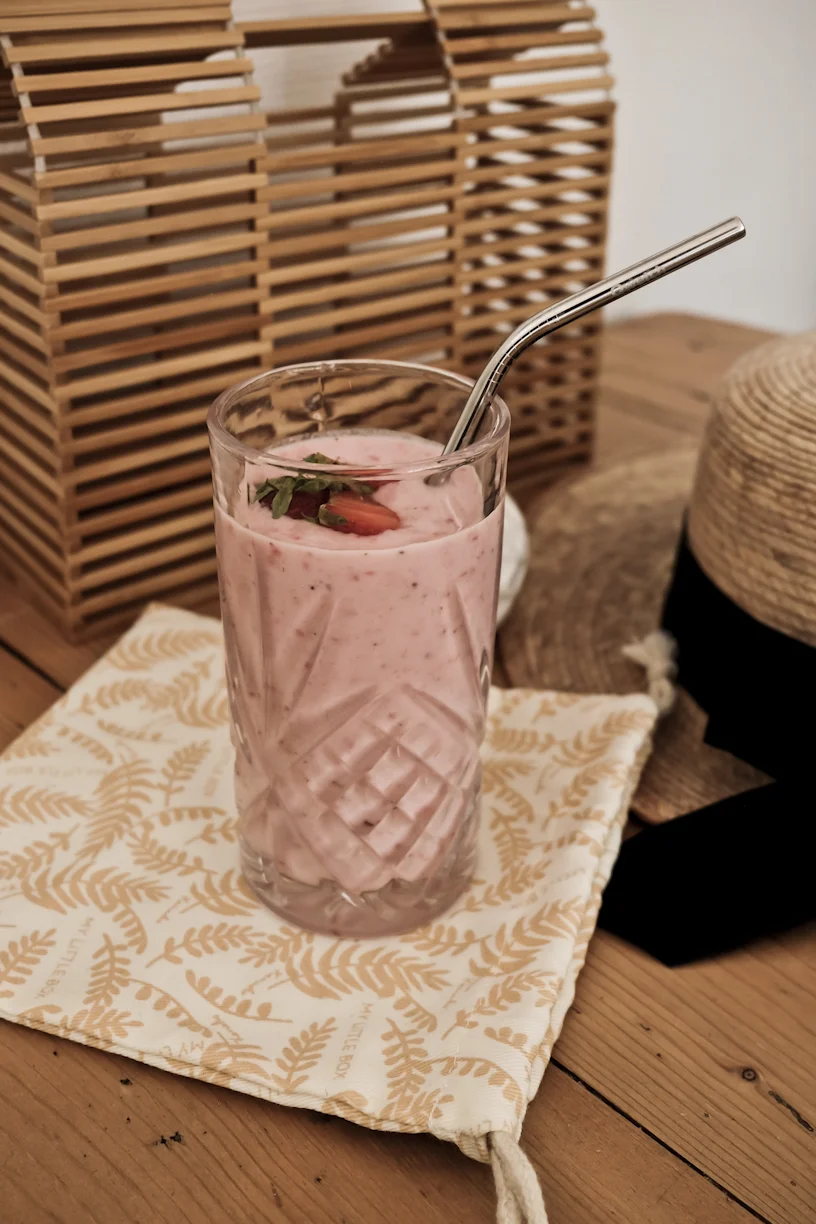 MILK SHAKE À LA FRAISE