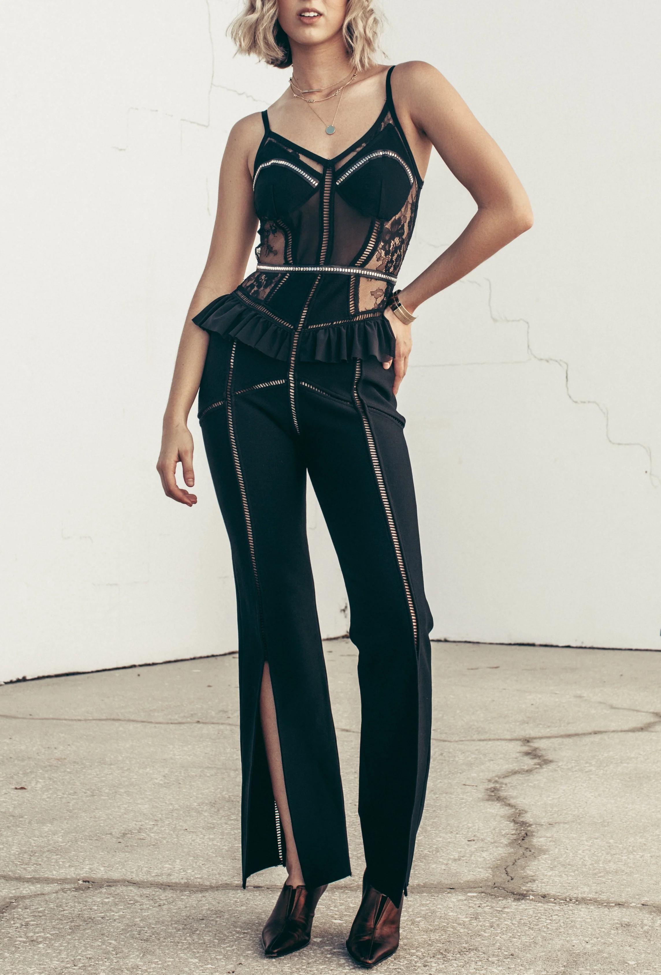 Lace Bandage Jumpsuit