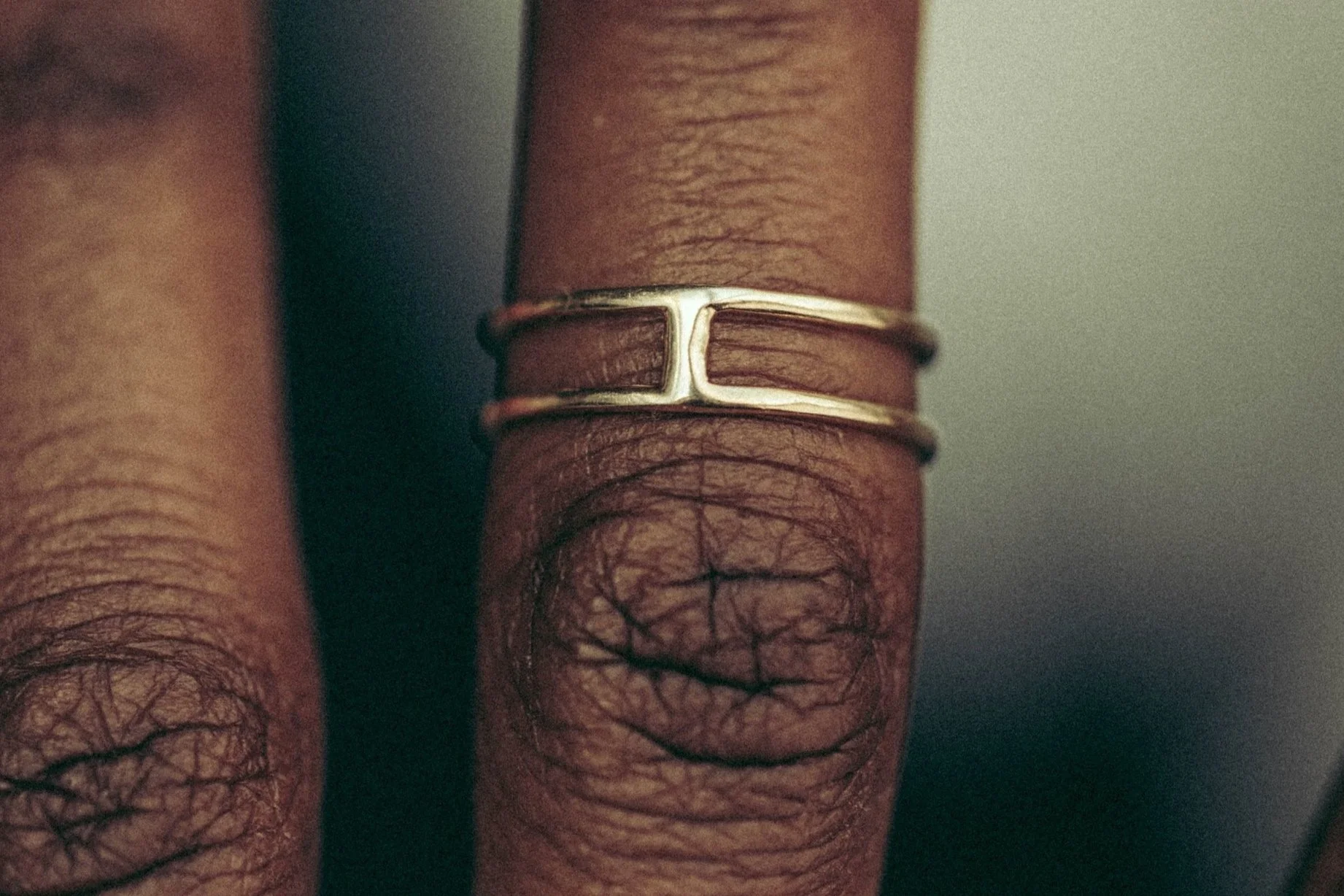 14k Yellow Gold 5.25mm Double Ring