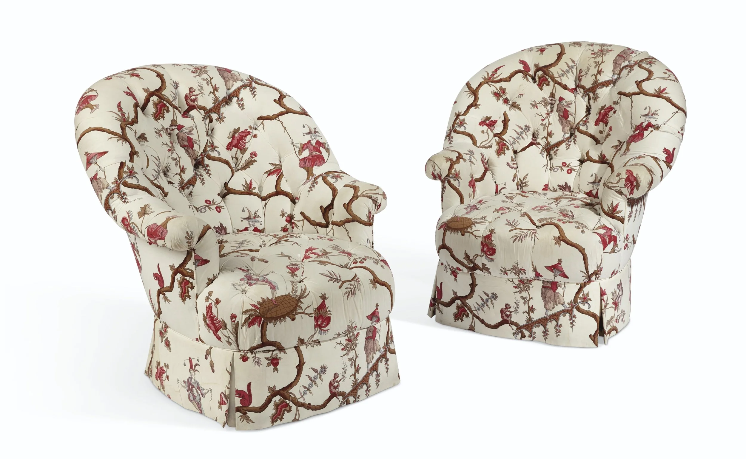 Upholstered in “Mikado” by Le Manach
