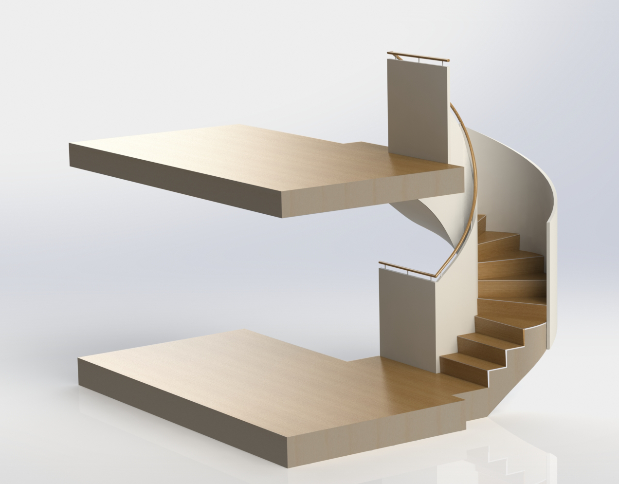 Cad-Spiral-Stairs-Overview