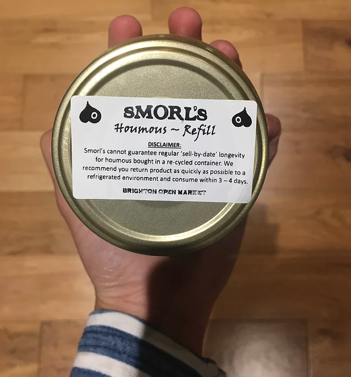 It's zero waste houmous!