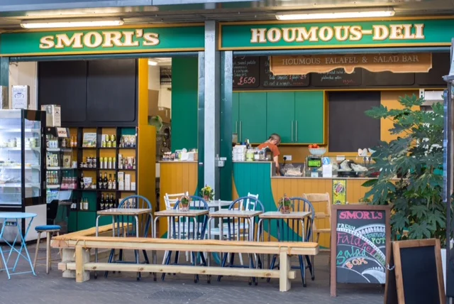 Find Smorl’s Cafe at Brighton Open Market.