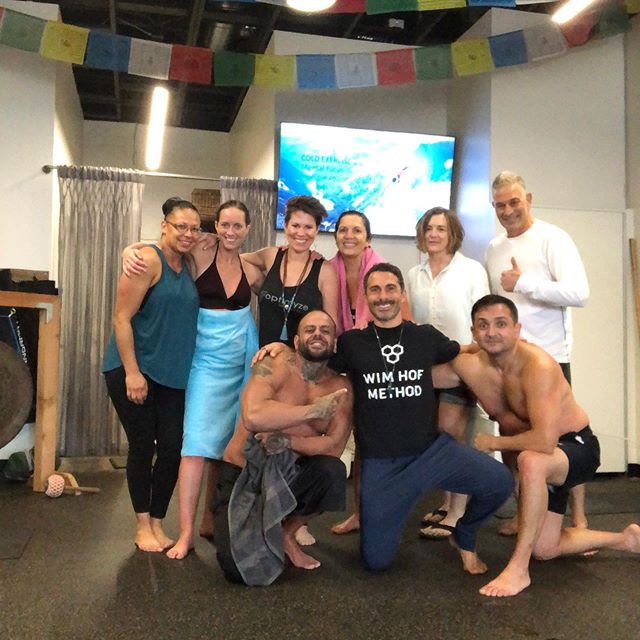 WHM advanced workshop on Saturday 10/19 Optimyze 
We spent the afternoon diving further into this amazing method that has a mission of spreading inner strength, health and happiness. We explored additional science, a variety of breathing exercises an