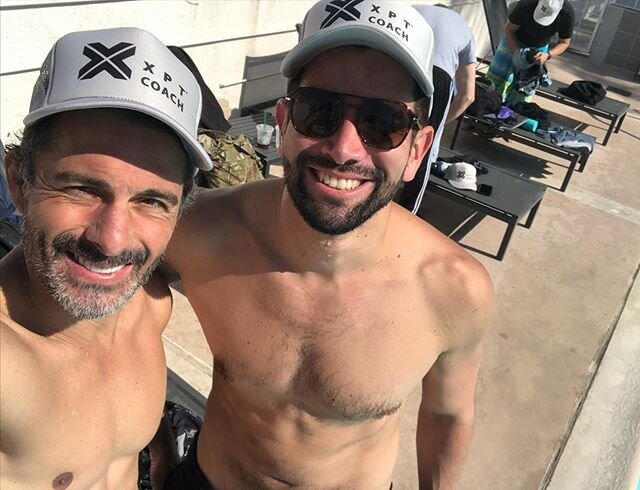 Both of these certified Wim Hof method instructors have amazing stories and recently went through the @xptlife instructor certification and had an incredible time.  @elsrdeloshielos learned he had #lymedisease not too long ago. He learned of @iceman_