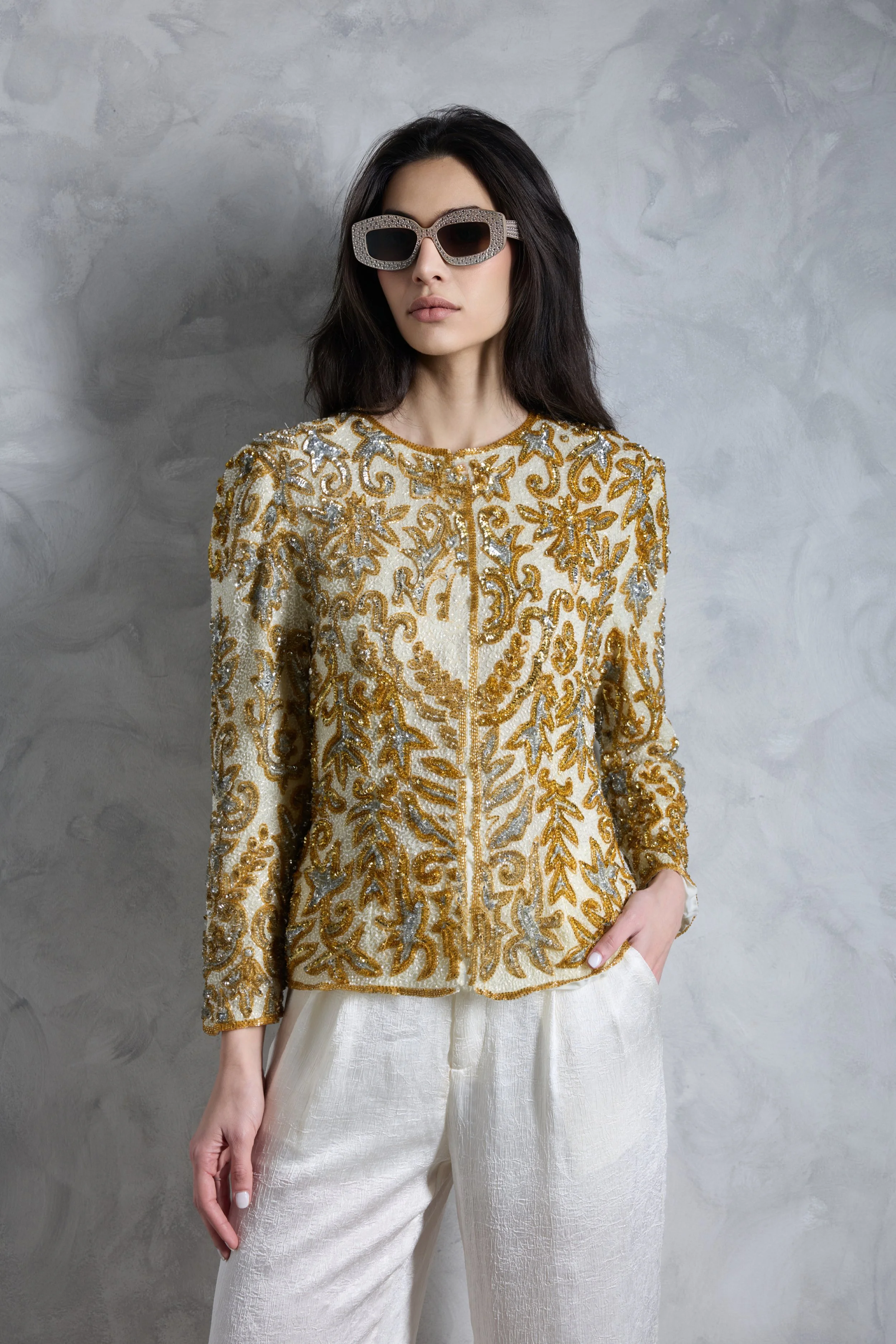 Gold Sequin Jacket
