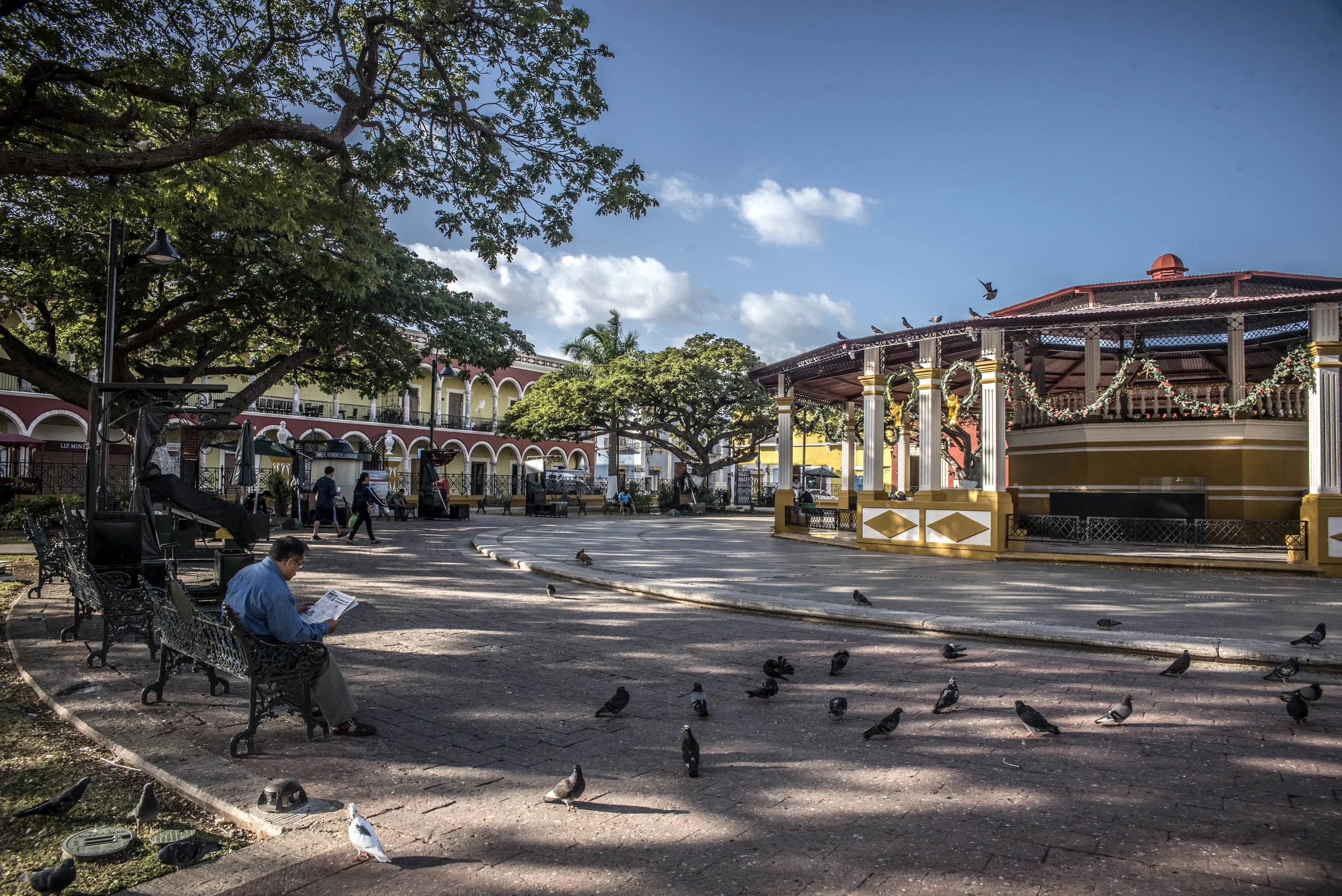 Campeche Plaza in the Morning