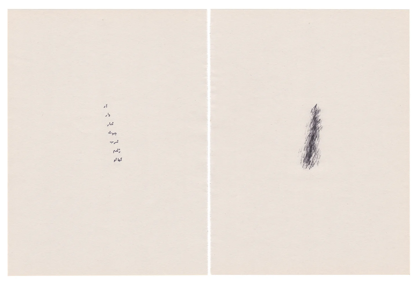 FazalRizvi_Coloured Fields 17 (Typewriter Series)_2018_Ink on Newsprint_10X15in.jpg