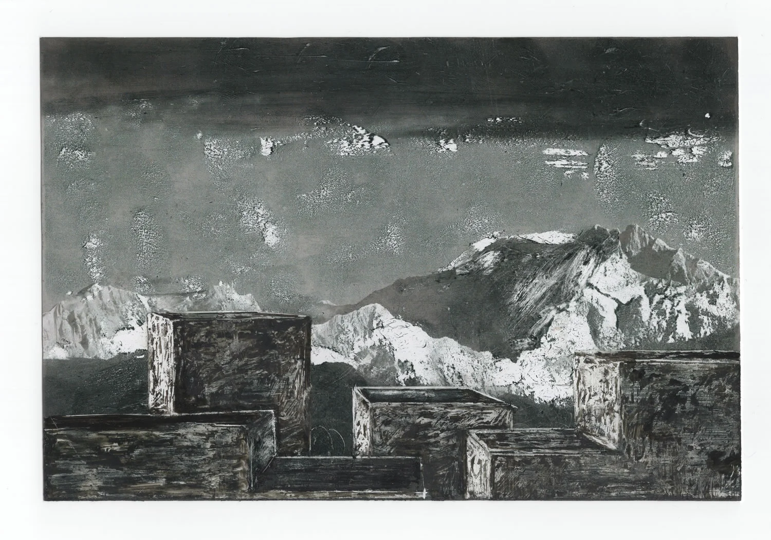 Pranay Dutta_The Seige_06_2018_Turpentine and photoink on photographs_5x8 in.jpg
