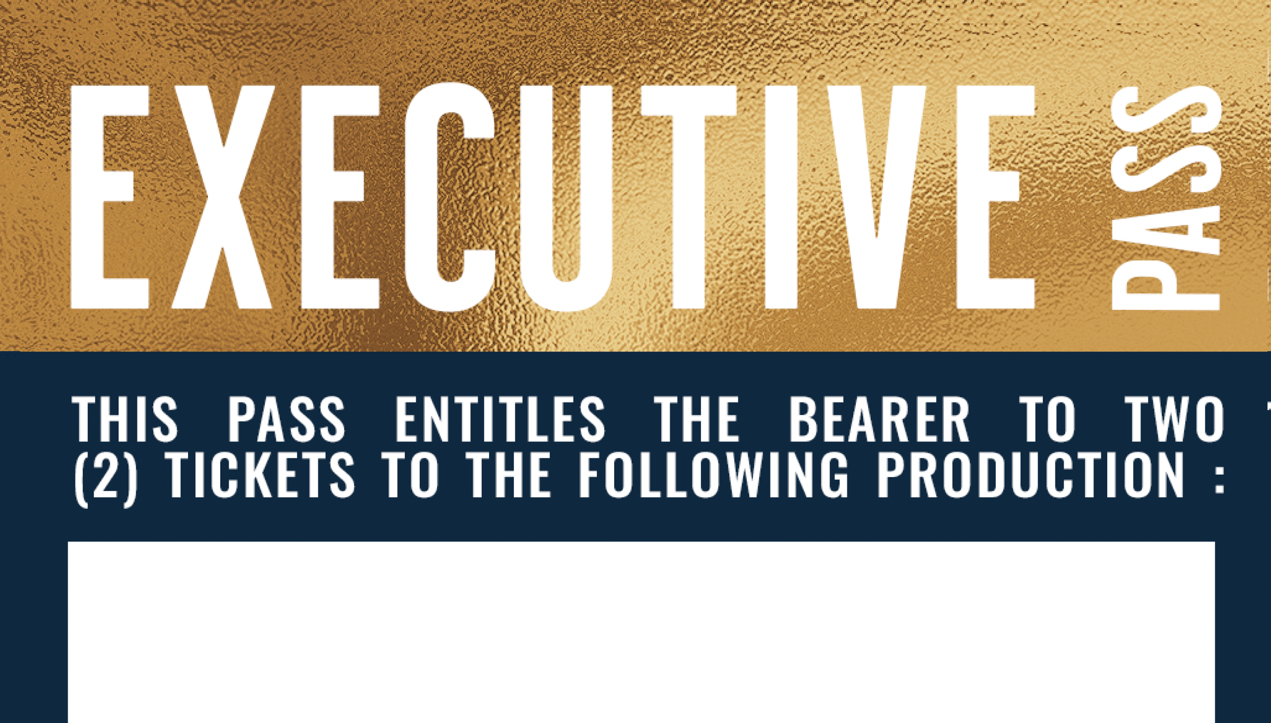 Executive Passes and SNAX Vouchers