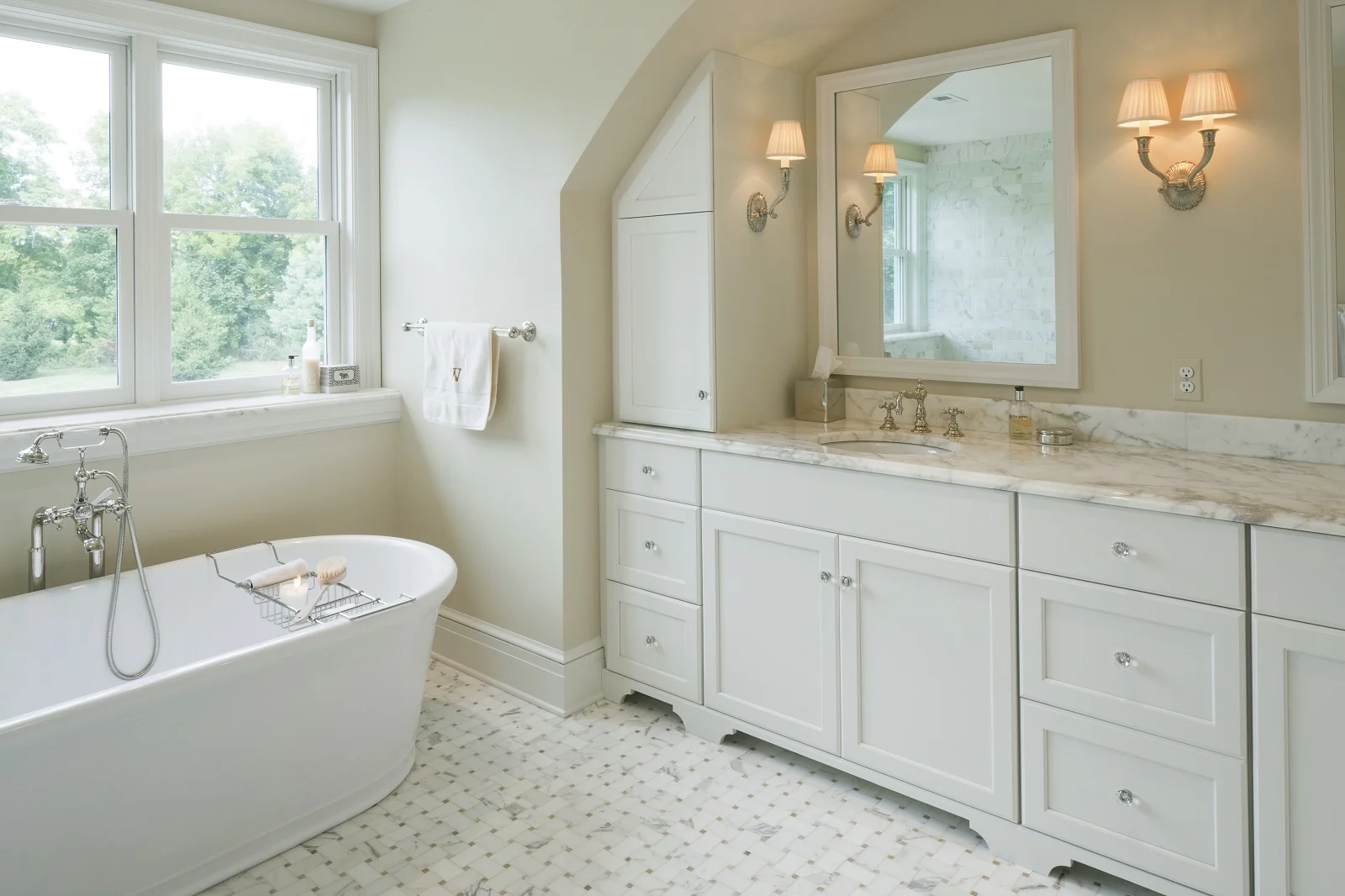 Carrera Gold Marble Vanity
