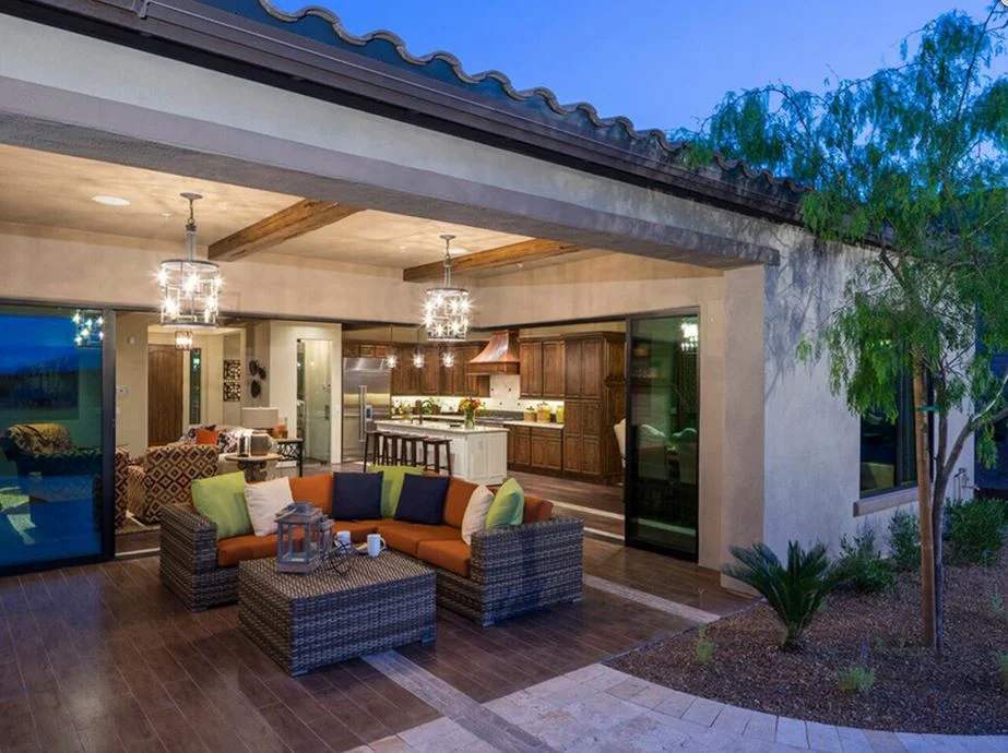 Toll-Bros-Los-Saguaros-at-Dove-Mtn_Montilla_Outdoor-patio-open-to-kitche....jpg