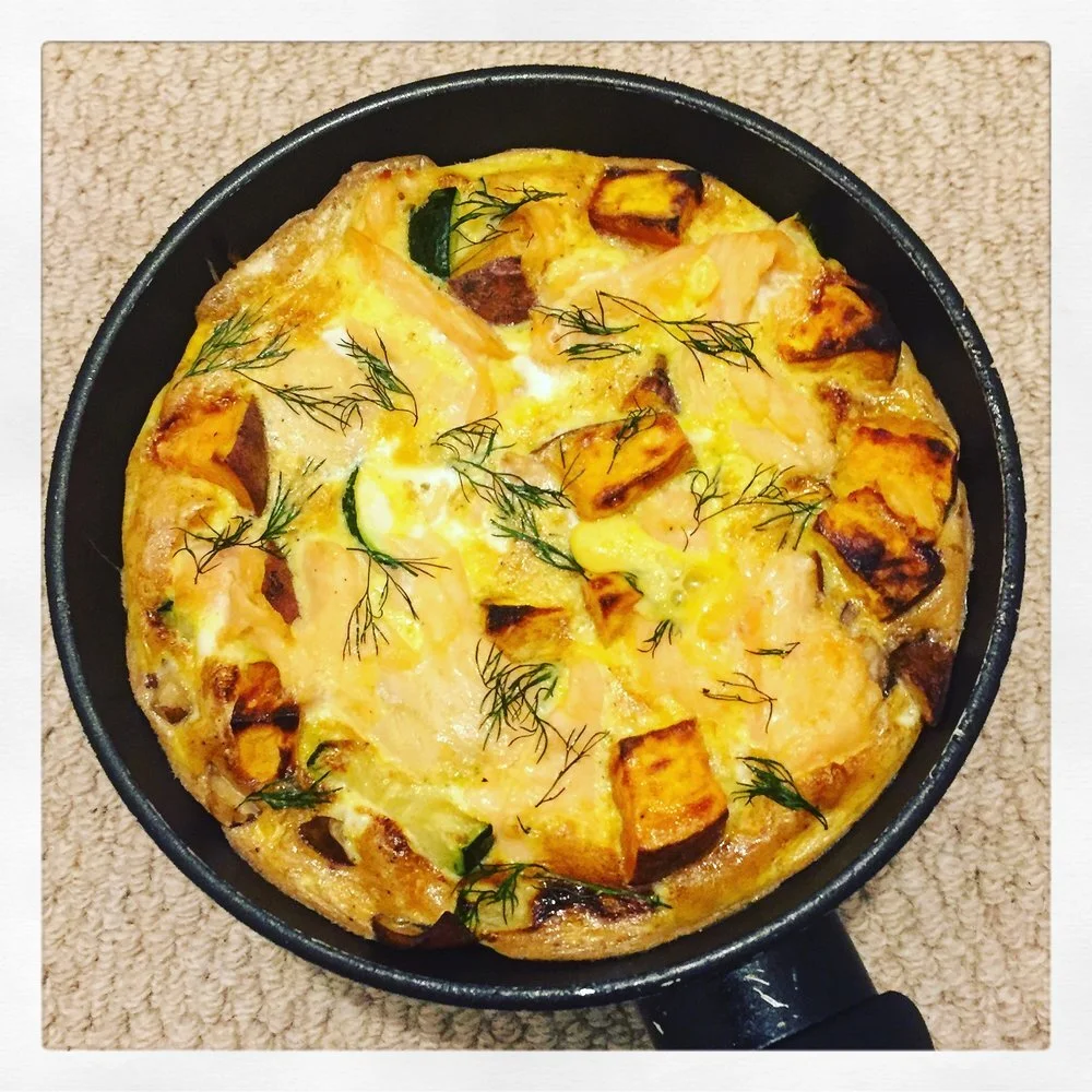 Smoked Salmon Frittata
