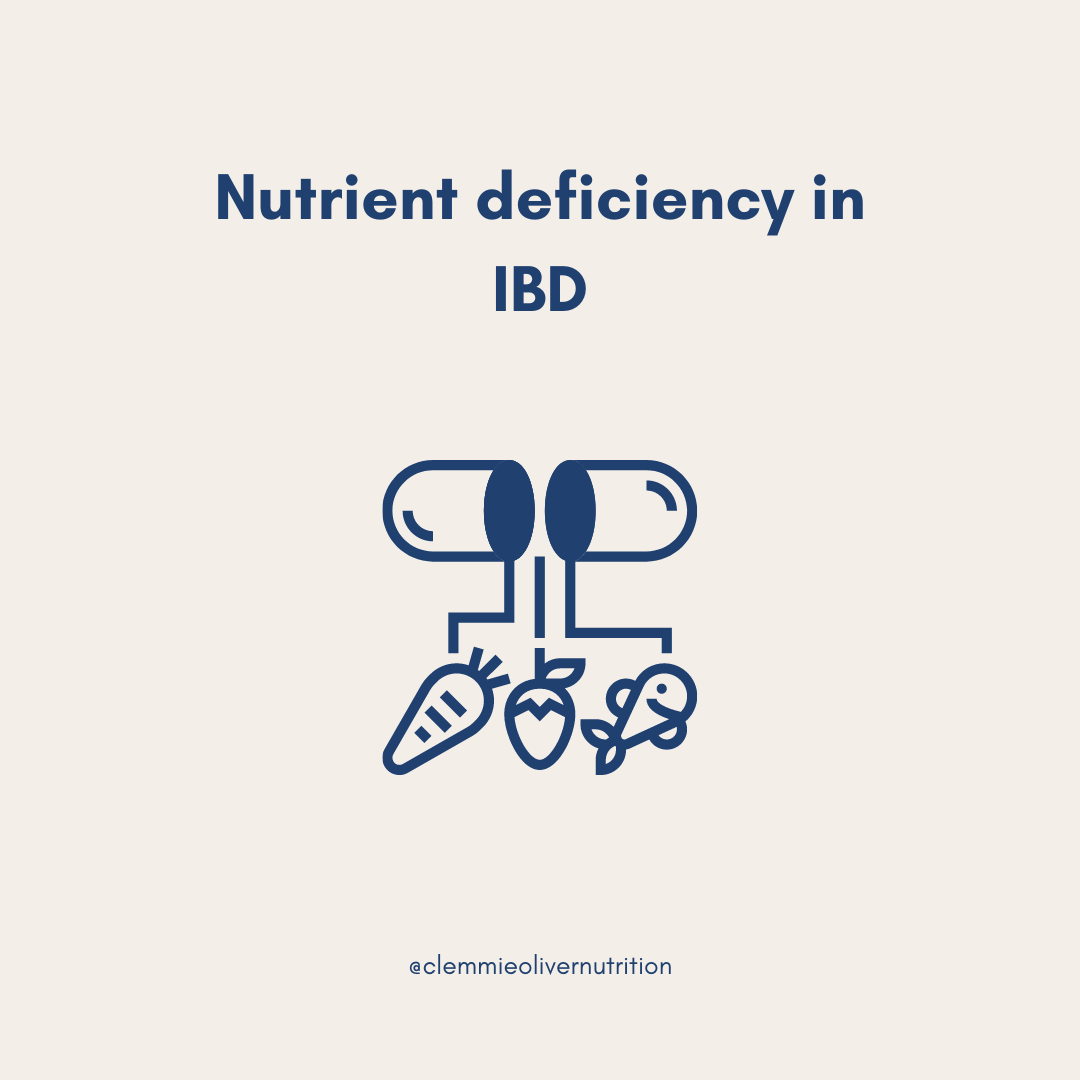 Nutrient deficiencies in IBD - why IBD type, location and disease state matters