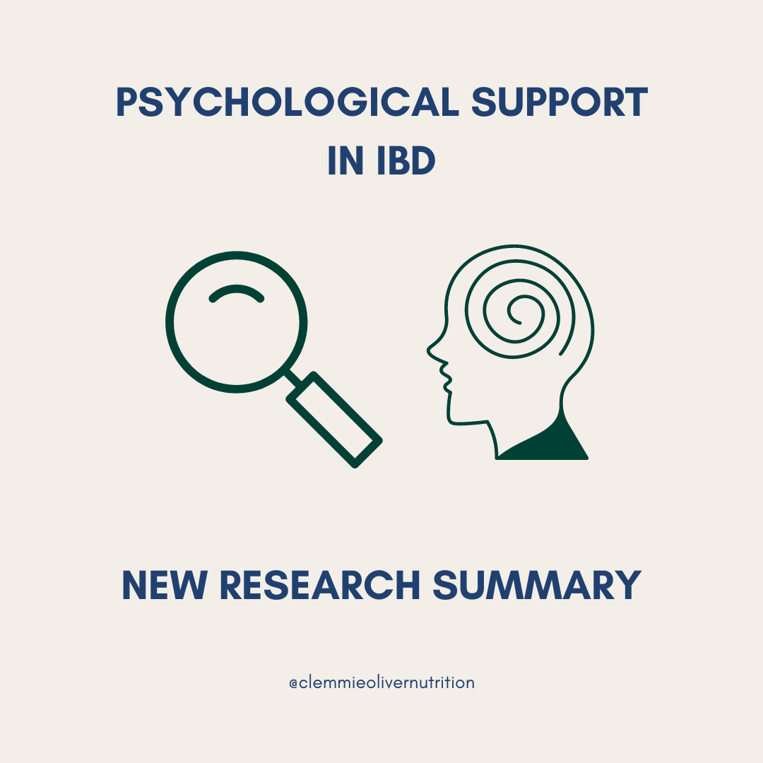 Can psychological therapies help people with IBD?